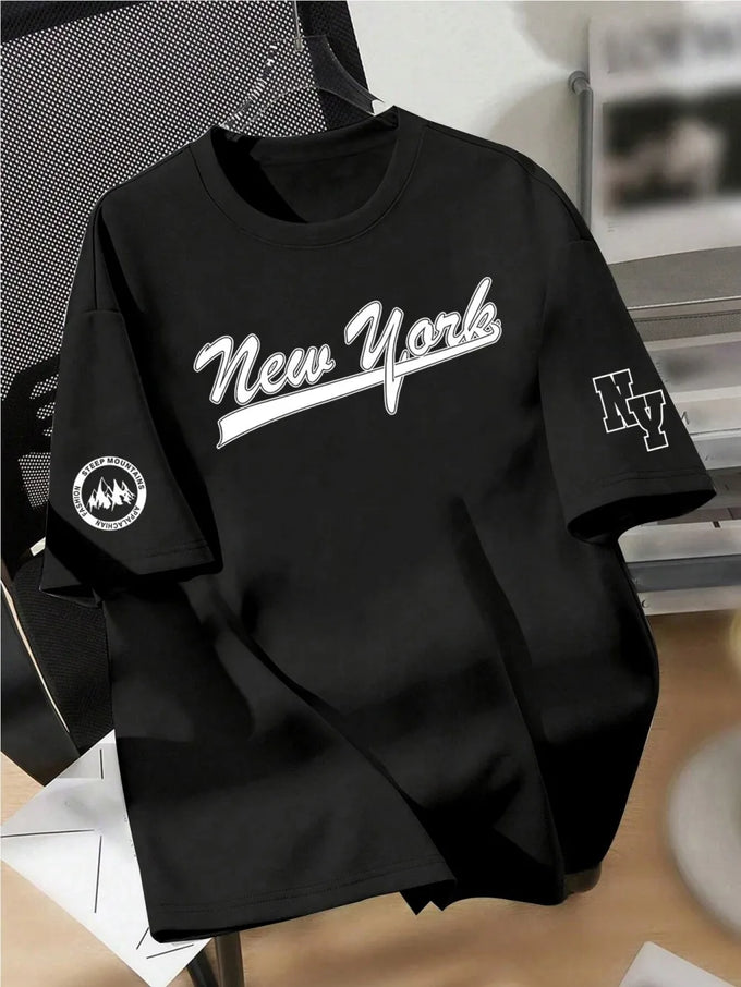 Men's Letter Graphic T-Shirt — product image