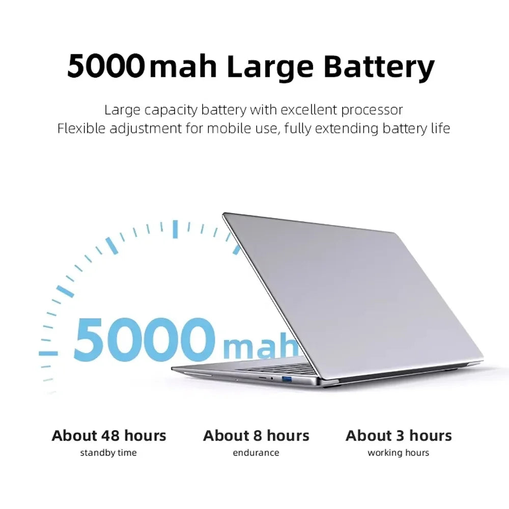 14.1 Inch Business Ultra Portable Laptop 2026 Win11 DDR4 16GB/32GB RAM 2TB SSD Slim Office Notebook PC I9-9900 Intel 6500Y