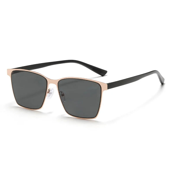 Thin Metal-Frame Square Sunglasses — view 1