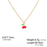 Cherry Pendant Necklace — view 10
