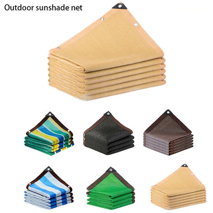 Beige  sunshade cloth sunshade durable sun protection shade mesh suitable for terrace plant greenhouse chicken coop porch