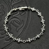 Cross-Flower Link Bracelet — view 8