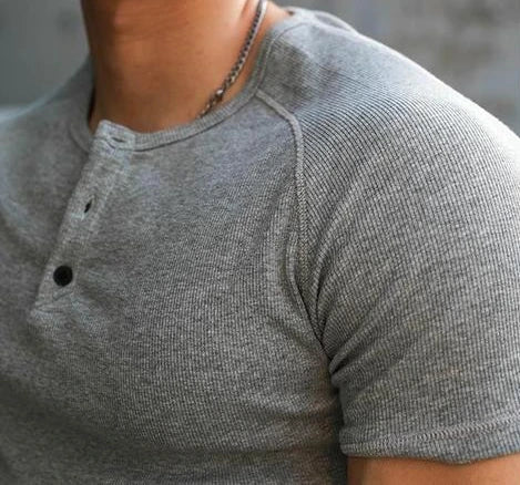 T Shirt Men Casual Short Sleeve Muscle Joggers Bodybuilding Tshirt Male Gym Fitness Tops Tee Streetwear Slim Fit Summer T-shirt