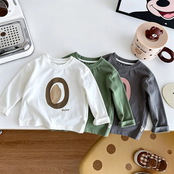 Kids' Long-Sleeve Crewneck T-Shirt — product image