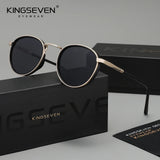 Kingseven Round-Frame Sunglasses — view 1