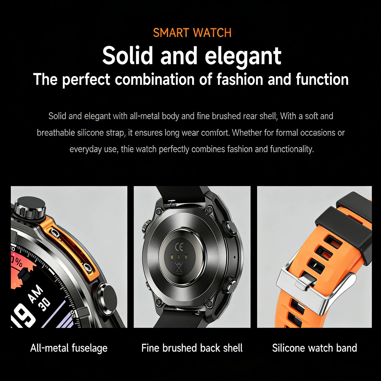 2026 HD300 Smart Watch AMOLED Path 5.4Bluetooth Chat AI GPT Waterproof Health Watches Bluetooth Call Travel Diving Smartwatch