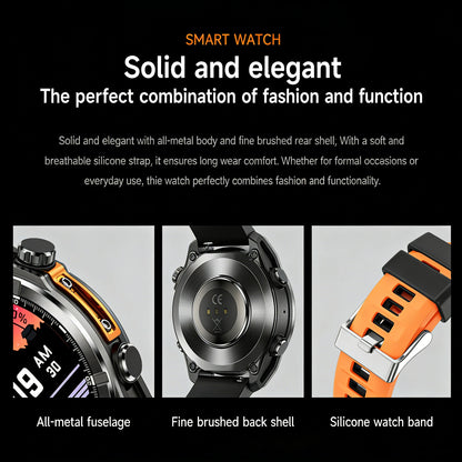 2026 HD300 Smart Watch AMOLED Path 5.4Bluetooth Chat AI GPT Waterproof Health Watches Bluetooth Call Travel Diving Smartwatch
