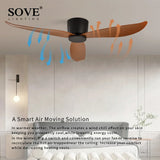 SOVE Low-Profile Ceiling Fan — view 3