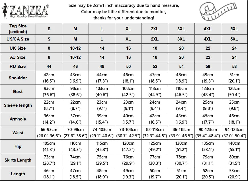 ZANZEA Womens Casual 2 Piece Sets Lace Trim Short Sleeve Crop Tops A-line Midi Skirts 2PCS Outfits Elegant Commute Skirt Sets