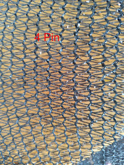 6X6m Black Shade Cloth with Grommets Sunblock Mesh Cover Anti-UV Garden Balcony Plant Sunshade Net Outdoor Greenhouse﻿﻿﻿﻿﻿﻿﻿﻿﻿﻿