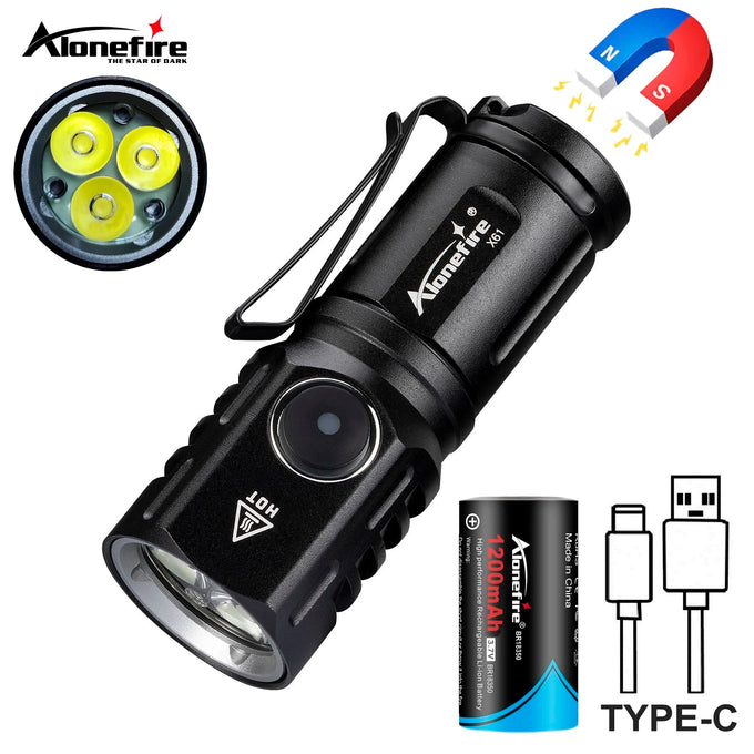 Mini Rechargeable Magnetic Flashlight — product image