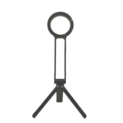 Portable Foldable Phone Tripod Carabiner-Mounted for Magsafe Phone Dual-sided Magnetic Phone Bracket for Live Streaming Selfie