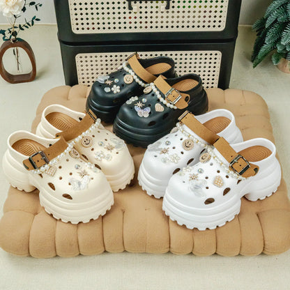 Women's Slippers 10CM High Platform Garden Fashion Clogs Shoes Women's Slippers Thick Bottom EVA Sandals Summer Girls Slippers