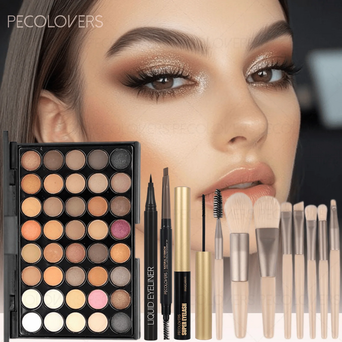 Eye & Brow Makeup Set — 12 Pieces — product image