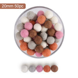 Colorful Felt Craft Balls — view 8