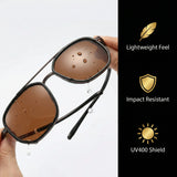 Klassnum Oversized Pilot Sunglasses — view 2