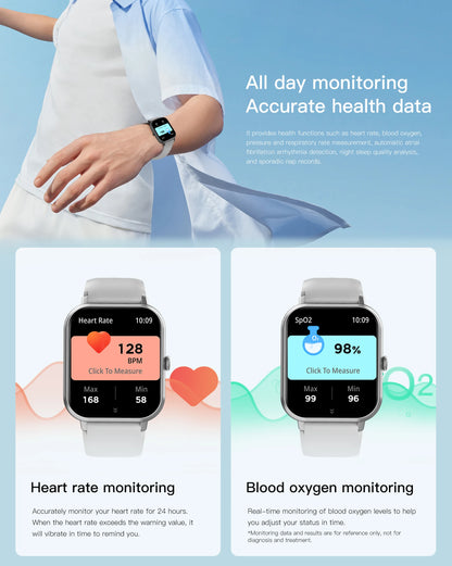 Dafit Luxury Men Smartwatch Wireless Call Smart Watch Fitness Clock Waterproof Sports Watches for Women IOS Android Phones 2026
