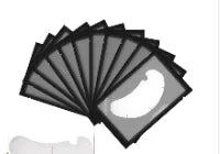 50/100pairs U Shape Eyelash Pads Grafted Lash Hydrogels Gel Patches Under Eye Pads for Eyelash ExtensionTips StickerMakeup Tools
