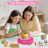 Kids' Pottery Wheel & Clay Craft Kit — view 6