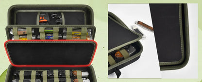 Knife Display Case for 45+ Pocket Knives, for Butterfly Knife Storage Bag, Folding Knives Organizer Holder Box
