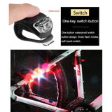 Silicone Bicycle Front & Rear Light Set — view 6