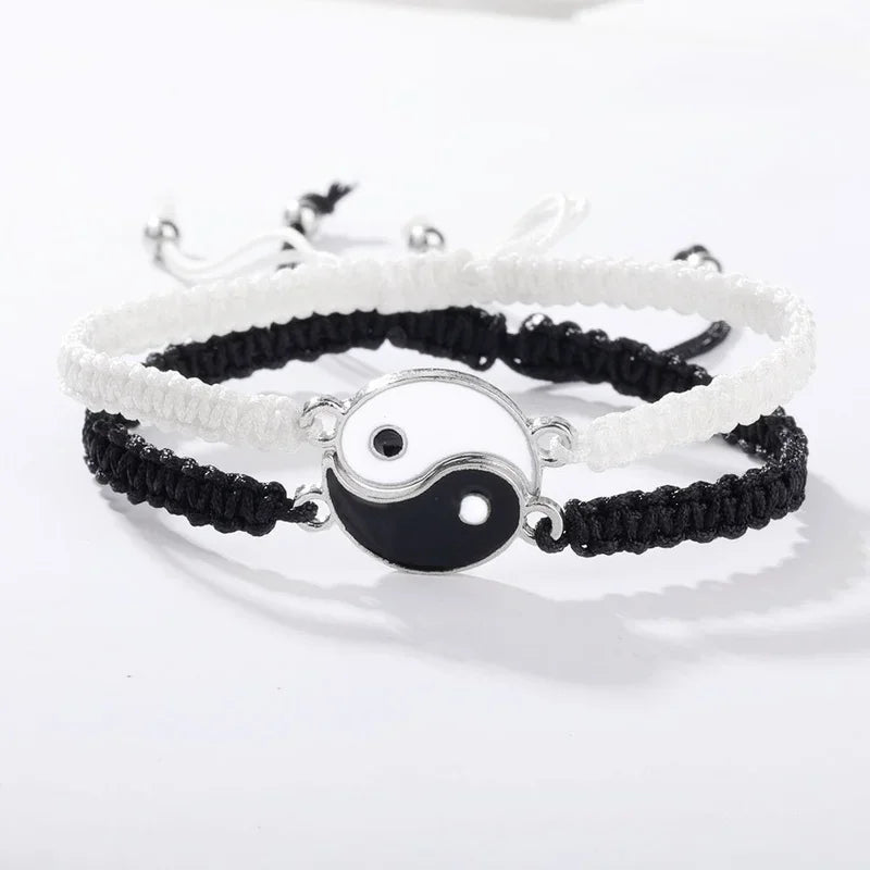 Yin-Yang Adjustable Couple Bracelet Set — view 7