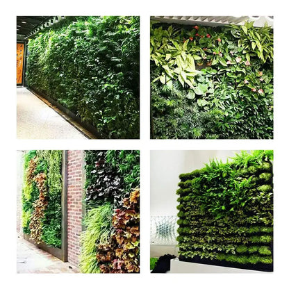 64 Pockets  Hanging Planter Bags, Wall Mounted Planting Grow Bags For Garden Outdoor Indoor Gardening Greening Flower Container