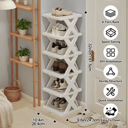 Shoe Rack Storage Organizer Detachable Shoe Racks Saves Family Household Rack Multi Layer Simple Shoes Shelf Color Cabinet