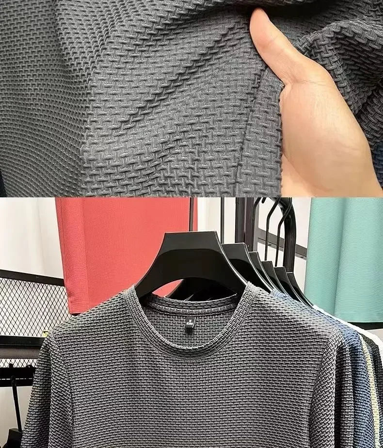 Ice Silk Mesh T-shirt Men's Short Sleeve Round Neck Tshirt Man Summer Half Sleeve Men Thin Solid Color Sports Tees Tops