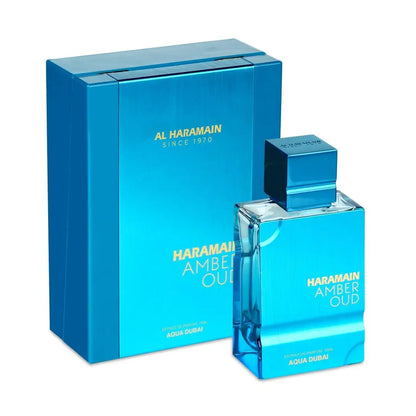 Al Haramain Amber Oud - Aqua Dubai - Cologne for Men and Women - Bergamot, Amber, Musk Fragrances - Long Lasting Perfume-2.0oz