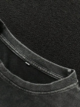 Distressed Double-Heart Graphic T-Shirt