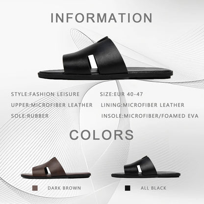 New men's daily shoes bathroom outdoor casual sandals non-slip and wear-resistant lightweight men's cool slippers