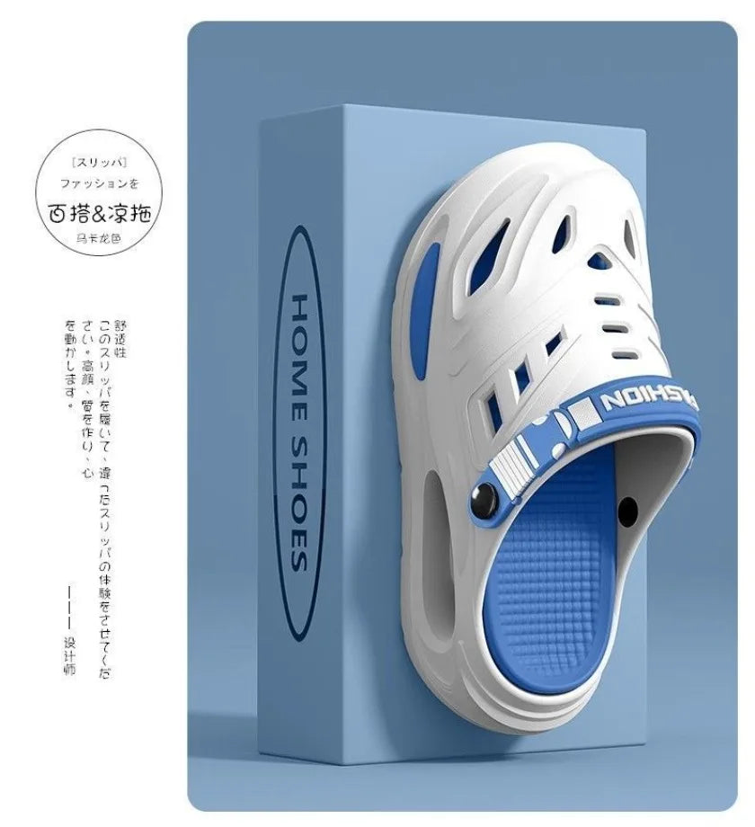 Bow foot supported EVA sports sandals suitable for men's summer indoor 2026 new cool slippers suitable for men's home decoration