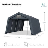 Portable Garage Carport Shelter — view 2