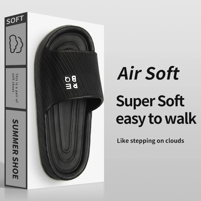 Men's Summer Anti-Slip Deodorant Slippers Trendy Outdoor Wearable Slippers for Men