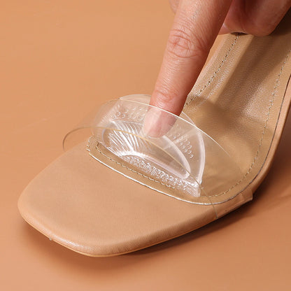 Thickened Half A yard Pad High Heels Insole Forefoot Pad Silicone Forefoot Pad Ladies Sandal Anti-skid Pad Anti-pain