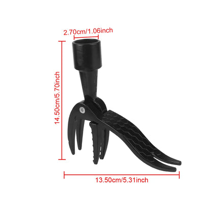Black Root Remover Stand Up Weeding tool Gardening Weeding Head Replacement Digging Weeder Claw Foot Pedal Weed Puller