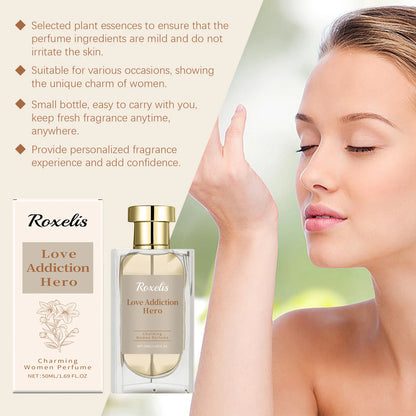 Roxelis Campanula Women's Perfume Eau de Parfum Long-Lasting Bluebell Jasmine Musk Scent Fresh Elegant for Date Daily