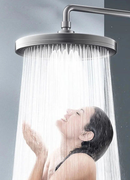 NEW 6 Modes Rainfall Shower Head Bathroom High Pressure Top Rain Shower Heads Shower Faucet Accessories Gun Grey/Black/Silver