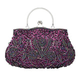 Beaded Embroidered Evening Clutch — view 9
