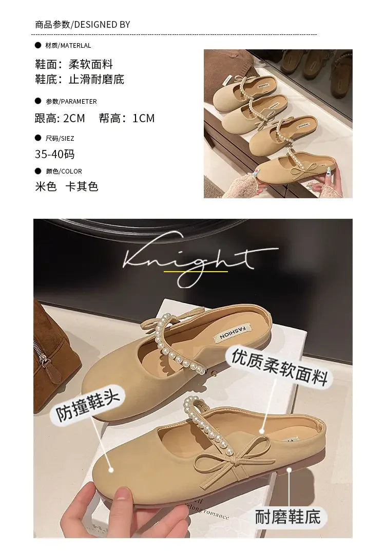 New Arrival Women Summer Mule Sandals Fashion Half Slippers Soft Sole Non Slip Casual Outdoor Beach Daily Shoes