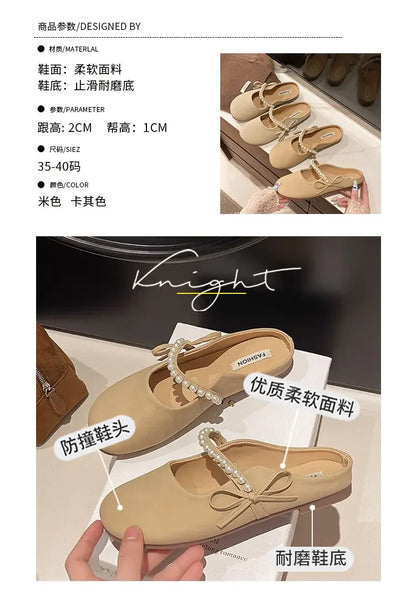 New Arrival Women Summer Mule Sandals Fashion Half Slippers Soft Sole Non Slip Casual Outdoor Beach Daily Shoes