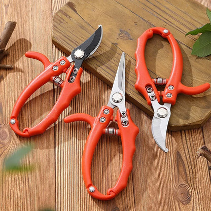 Gardening Branch Scissors Fruit Tree Shears Grafting Pruning for Bonsai Household Garden Non-slip Handle Tools Shears