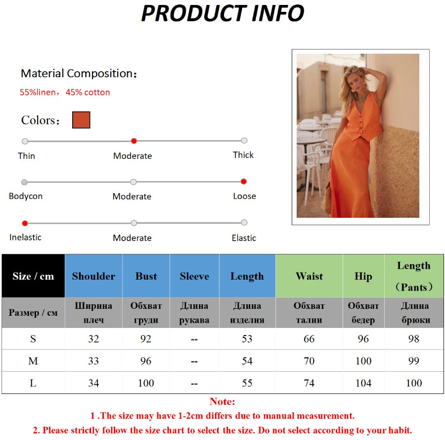 Bronladies Womem's Chic Vest Skirt Suit 2-Piece Set Summer New Female Sleeveless Top Fashionable Office Ladies Loose Outfits