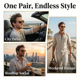 Klassnum Oversized Pilot Sunglasses — view 7
