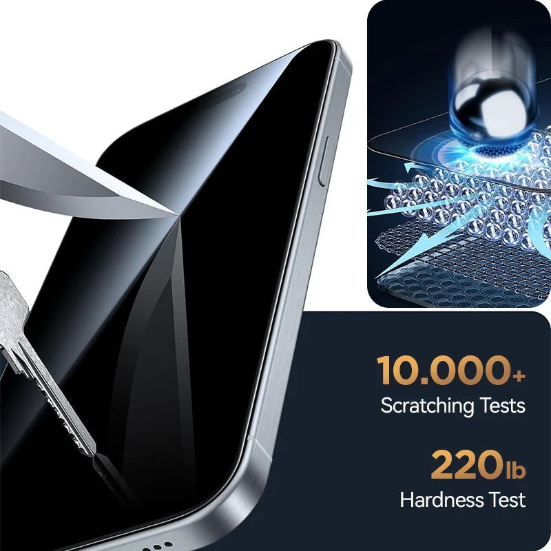 Joyroom 1/2pcs Anti-spy Tempered Glass Private Screen Protector For iphone 15 14 13 Pro Max For iPhone 12 11 pro max Glass