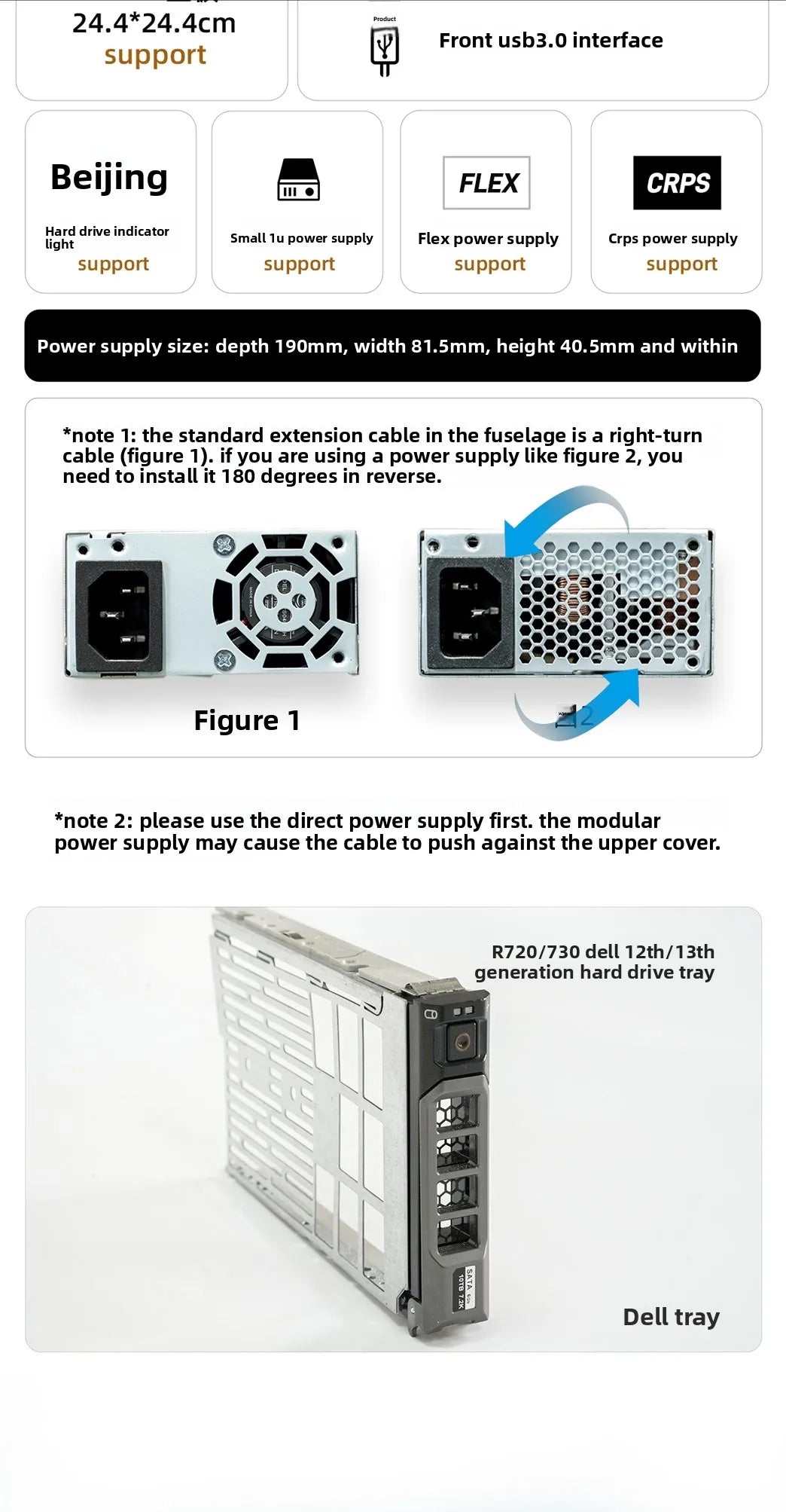 N10 NAS Case - 10+2 Bay Hot Swap, Supports MATX Board & 1U PSU, 4 PCI-E Slots, Aluminum Chassis for Storage