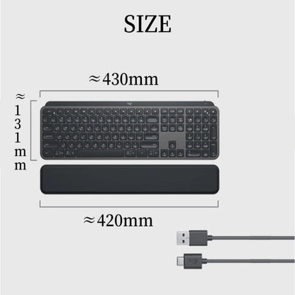 NEW Logitech MX Keys S Wireless Bluetooth Keyboard Office Multi-device Connection Backlit Bolt Ultra-thin and Portable