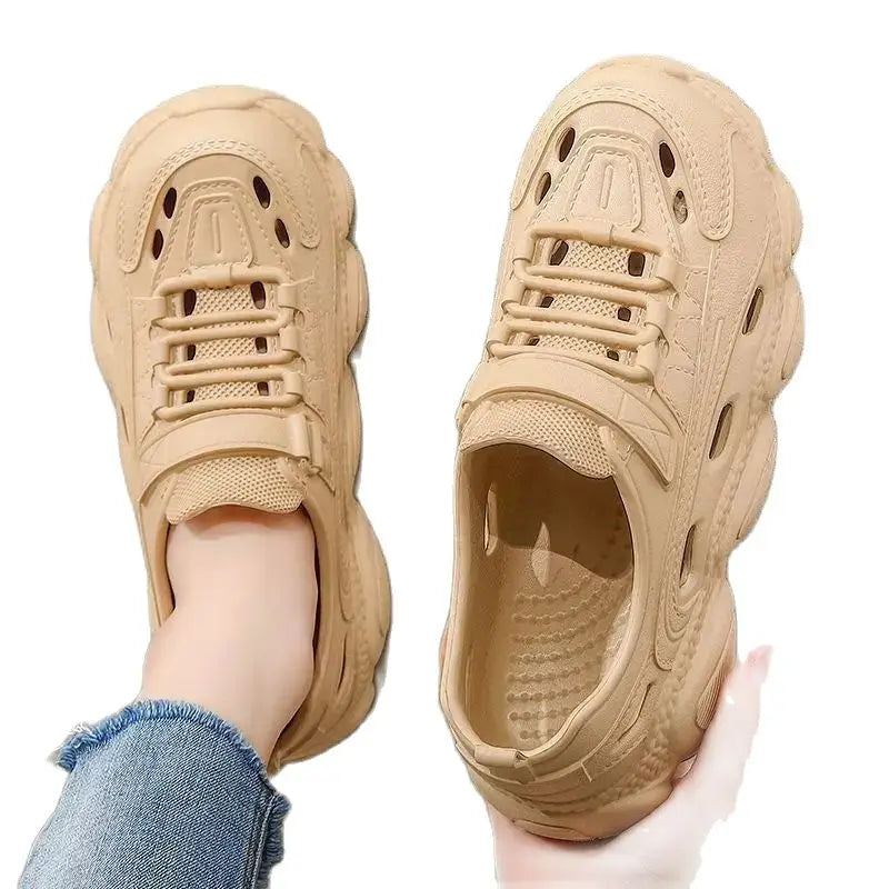 Outdoor Sports Slippers for Men and Women, Thick-Soled Eva Non-Slip Breathable Clogs, Fishing Beach Sandals, Unisex Couple Style