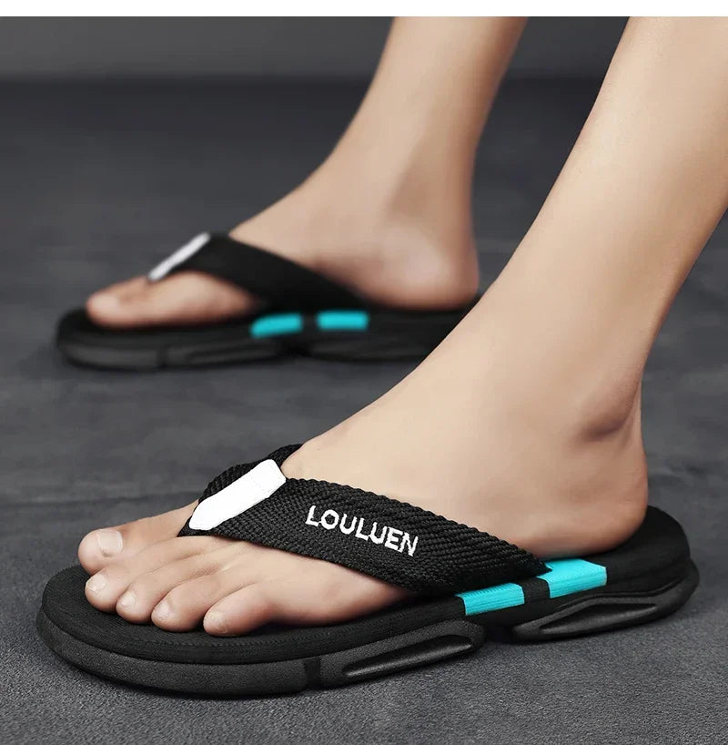 Summer Fashion Men Slippers Flip-Flops Outdoor Beach For Man Casual Breathable Antiskid Men's Sports Party Sneakers Shoes